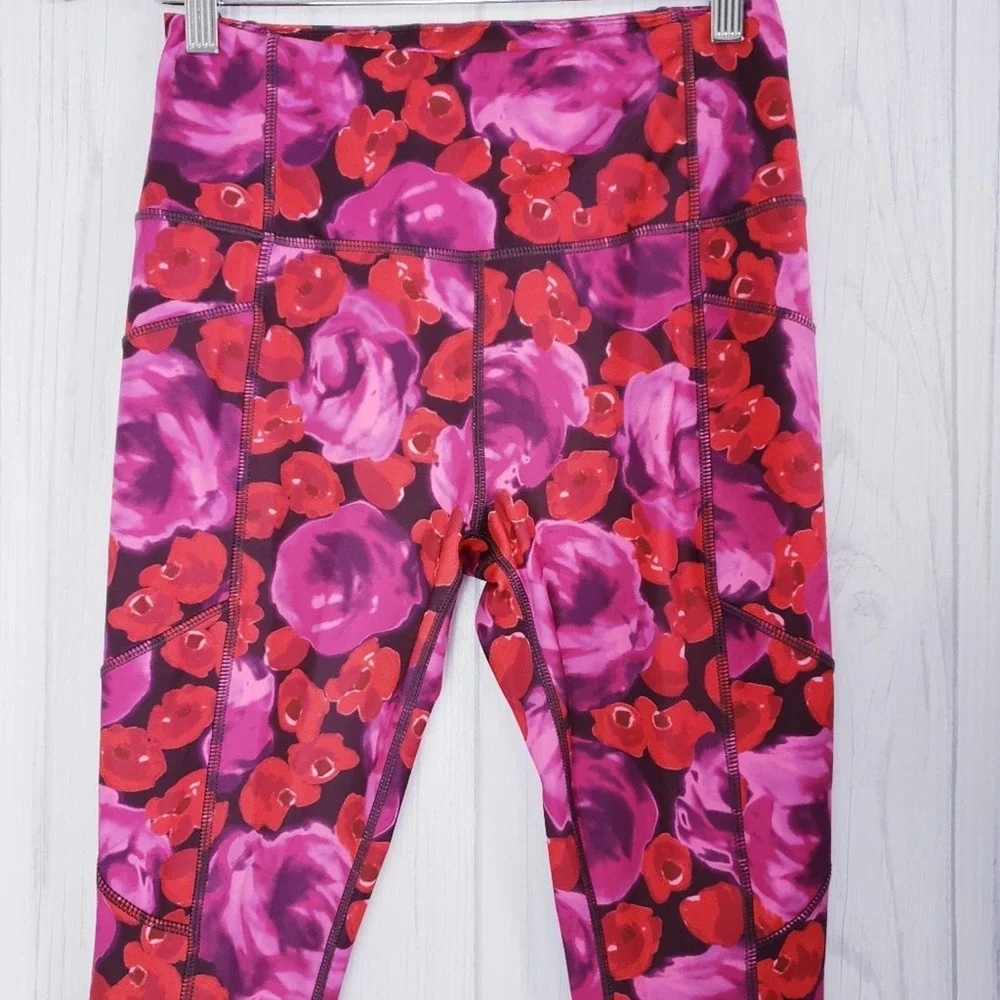 Kate‎ Spade Electric Rose Studio Legging Floral Small Multicolor